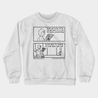 Bathroom office Crewneck Sweatshirt